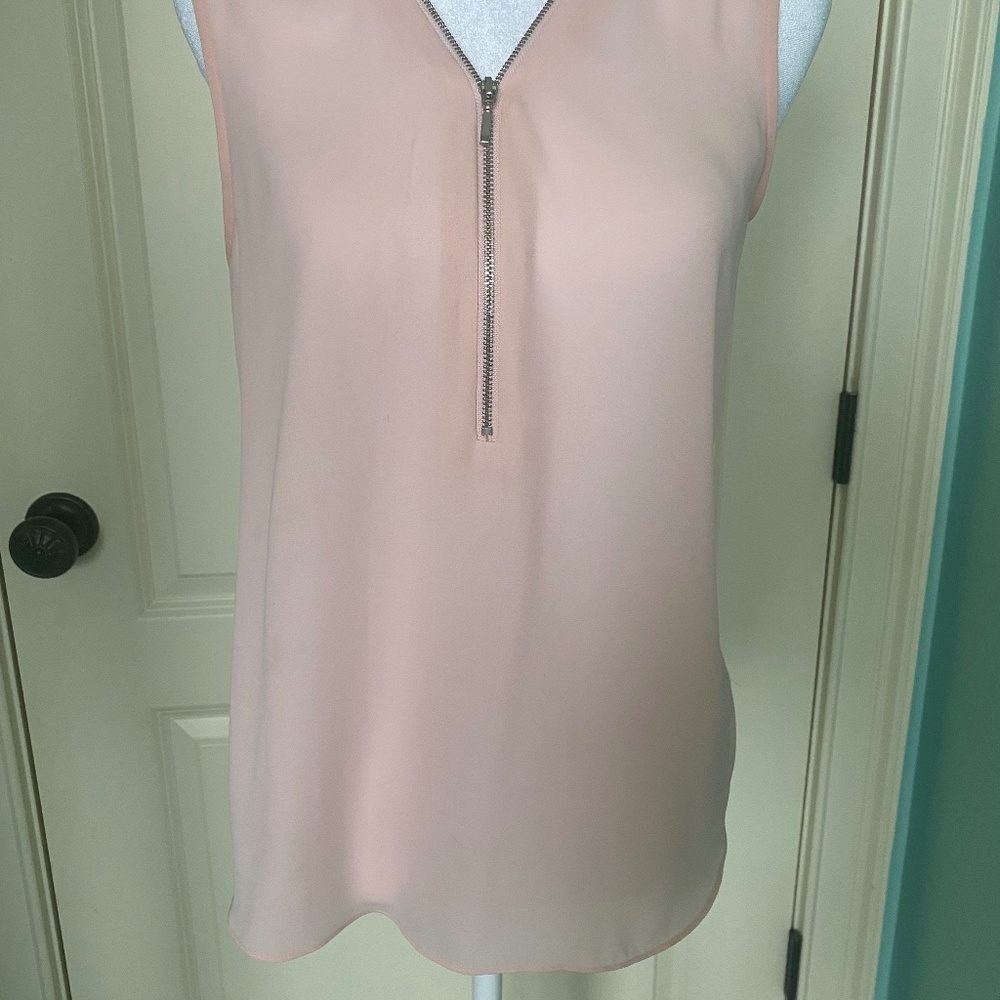 INC pink sleeveless top